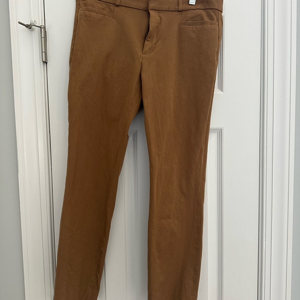 Banana Republic Tan Sloan Curvy Fit Pants